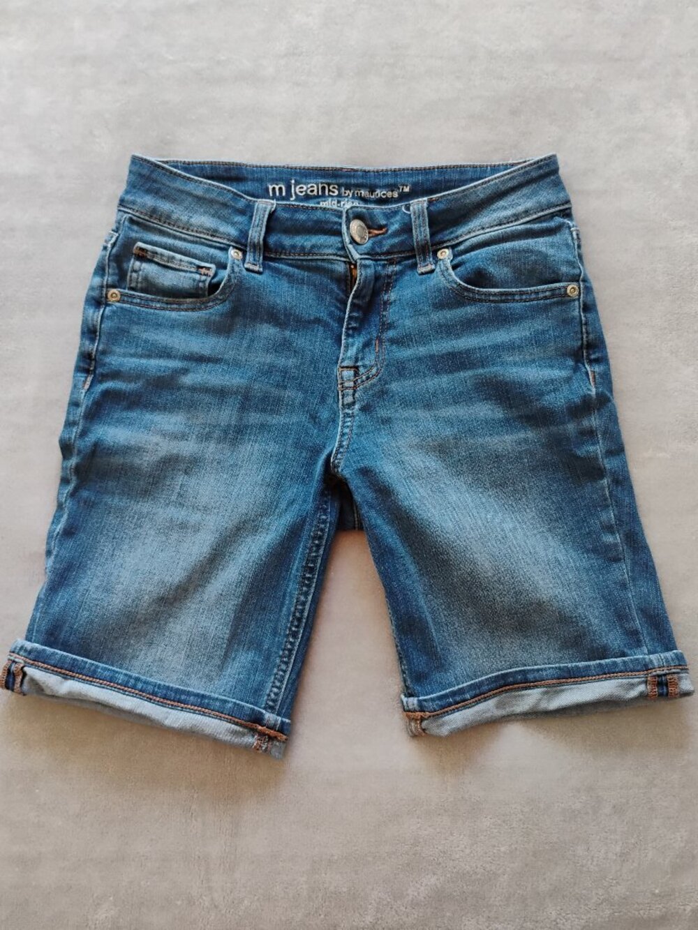 Maurices Bermuda Denim Shorts Size 0